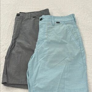 Hurley bundle, Gray and Light Blue Shorts